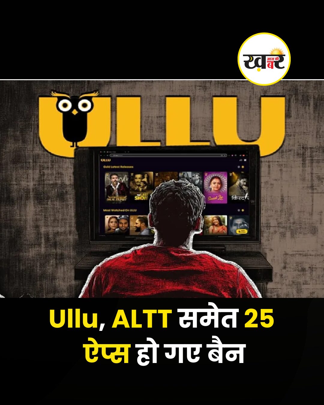 Ullu ALTT समेत 25 ऐप्स अश्लील कंटेंट दिखाने के आरोप में बैन