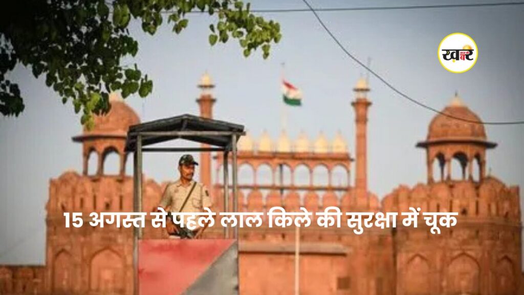 15 अगस्त से पहले लाल किले की सुरक्षा में चूक - Khaber aaj ki
