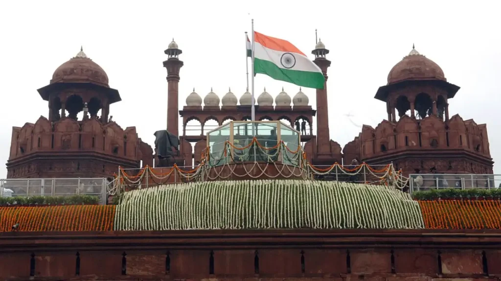 लाल किले पर आज़ादी का जश्न