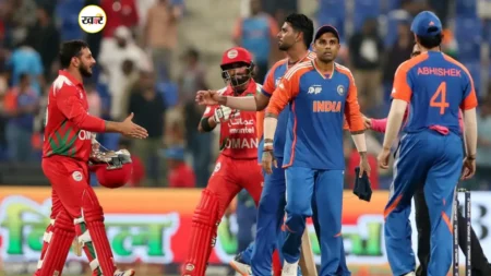 भारत ने ओमान को 21 रनों से हराया