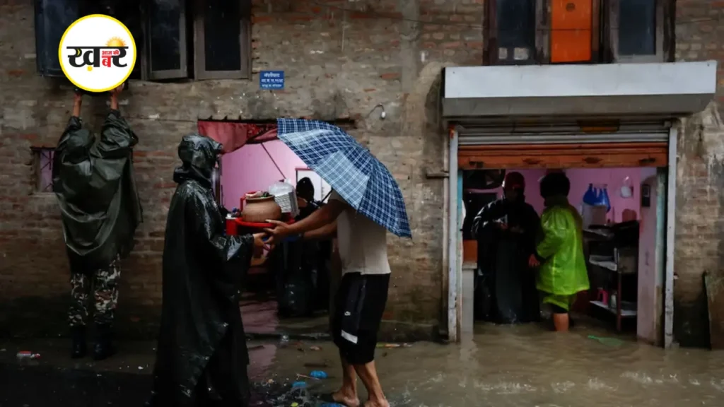 नेपाल में पिछले 24 घंटों से लगातार बारिश