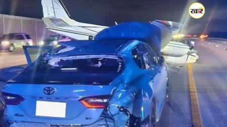 Plane Crash Landing: फ्लोरिडा हाईवे पर डरावना पल, इमरजेंसी लैंडिंग में विमान कार से टकराया, जानें कैसे हुआ हादसा