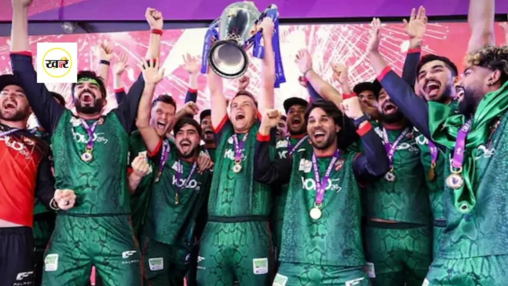 डेजर्ट वाइपर्स ने पहली बार जीती ILT20 ट्रॉफी