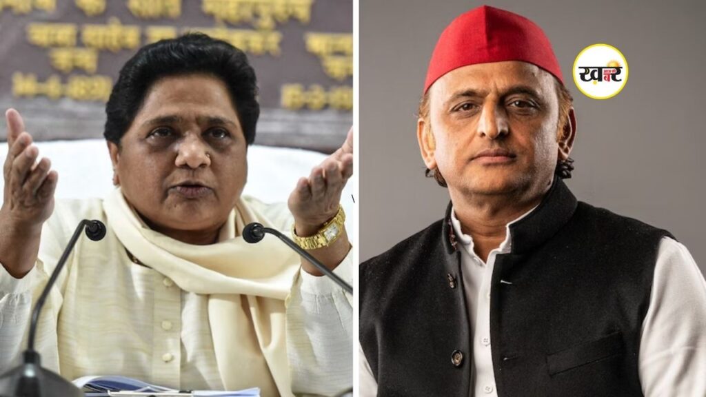 यूथ कांग्रेस के प्रदर्शन पर बिफरे मायावती-अखिलेश