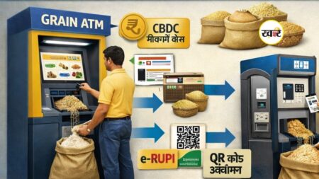 CBDC आधारित राशन सिस्टम की शुरुआत, अब ATM से मिलेगा अनाज,यहां जानें पूरी डिटेल CBDC आधारित राशन सिस्टम की शुरुआत