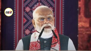 असम दौरे पर डिब्रूगढ़ पहुंचे प्रधानमंत्री मोदी
