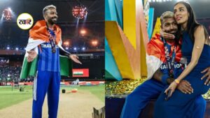 तिरंगा लपेटकर जश्न मनाने पर विवाद में घिरे हार्दिक पंड्या