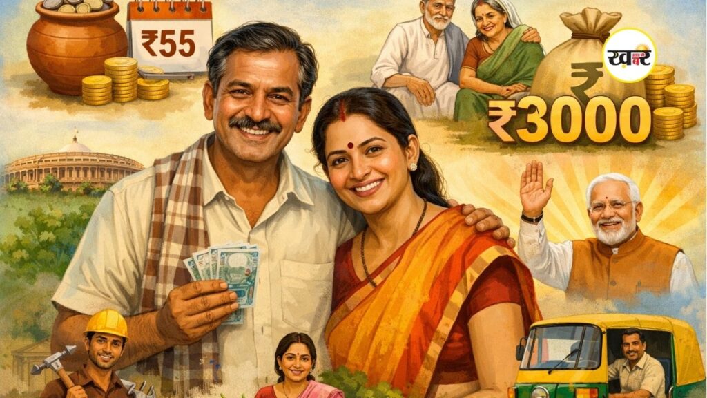 हर महीने ₹55 जमा करें और पाएं ₹3000 पेंशन