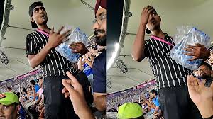नरेंद्र मोदी स्टेडियम में पानी ₹200, बाहर ₹20,video viral