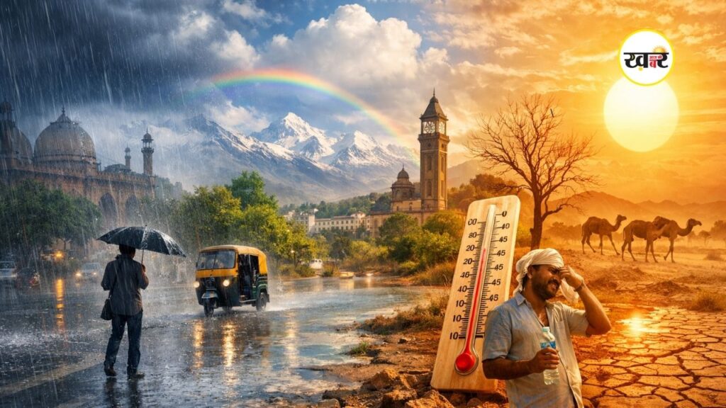 India Temperature Today: भारत के कई राज्यों में बदला तापमान