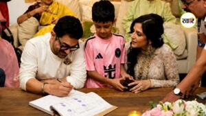 Aamir Khan Gauri Spratt Wedding: तीसरी शादी के बाद मुस्कुराते दिखे आमिर खान